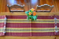 10. $40.00 Measure: 15.5" x 60" (plus fringe) Hand washable. Amount available: 2 unit From San Gaspar Chajul, Quiché. Woven by Ixil-Maya women, of Asociación Chajulense.